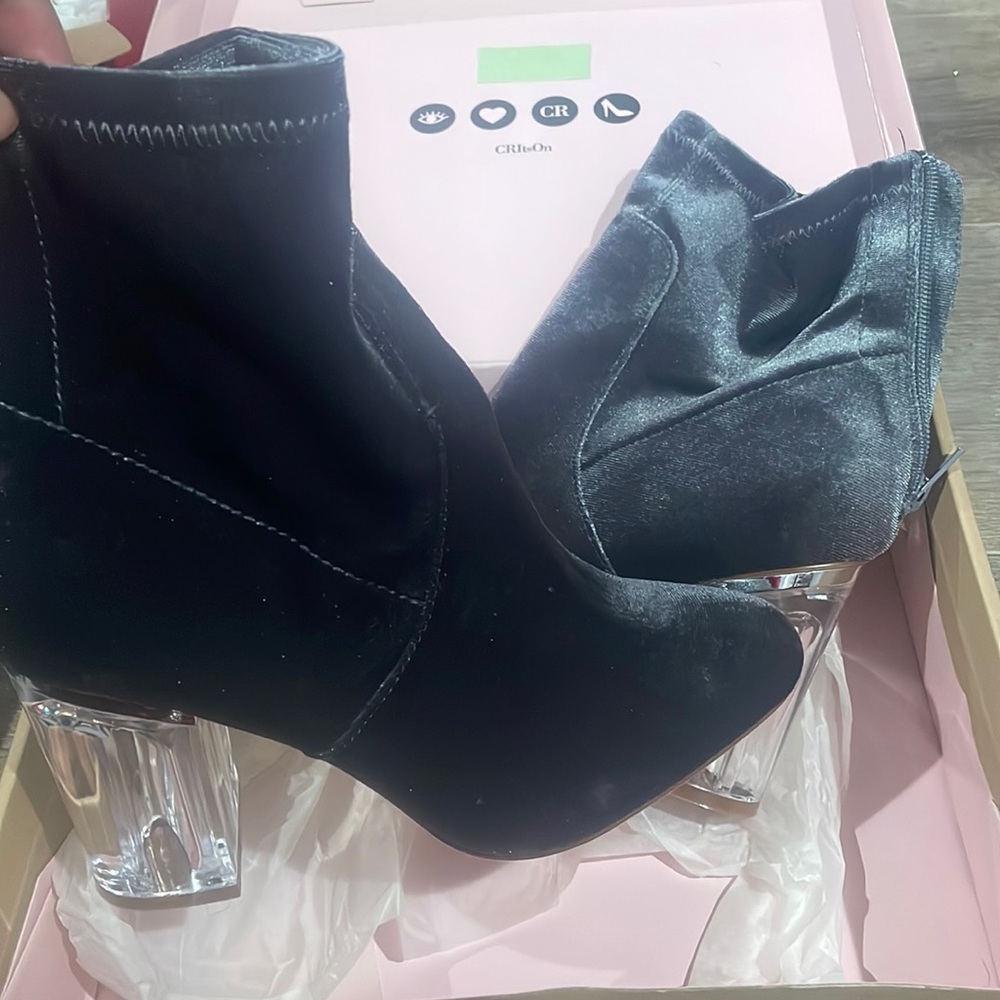 Booties heels brand new